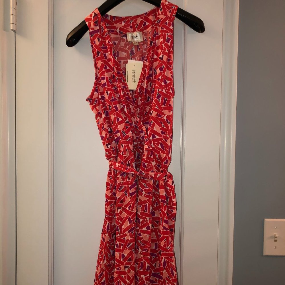ECI Faux Wrap Dress